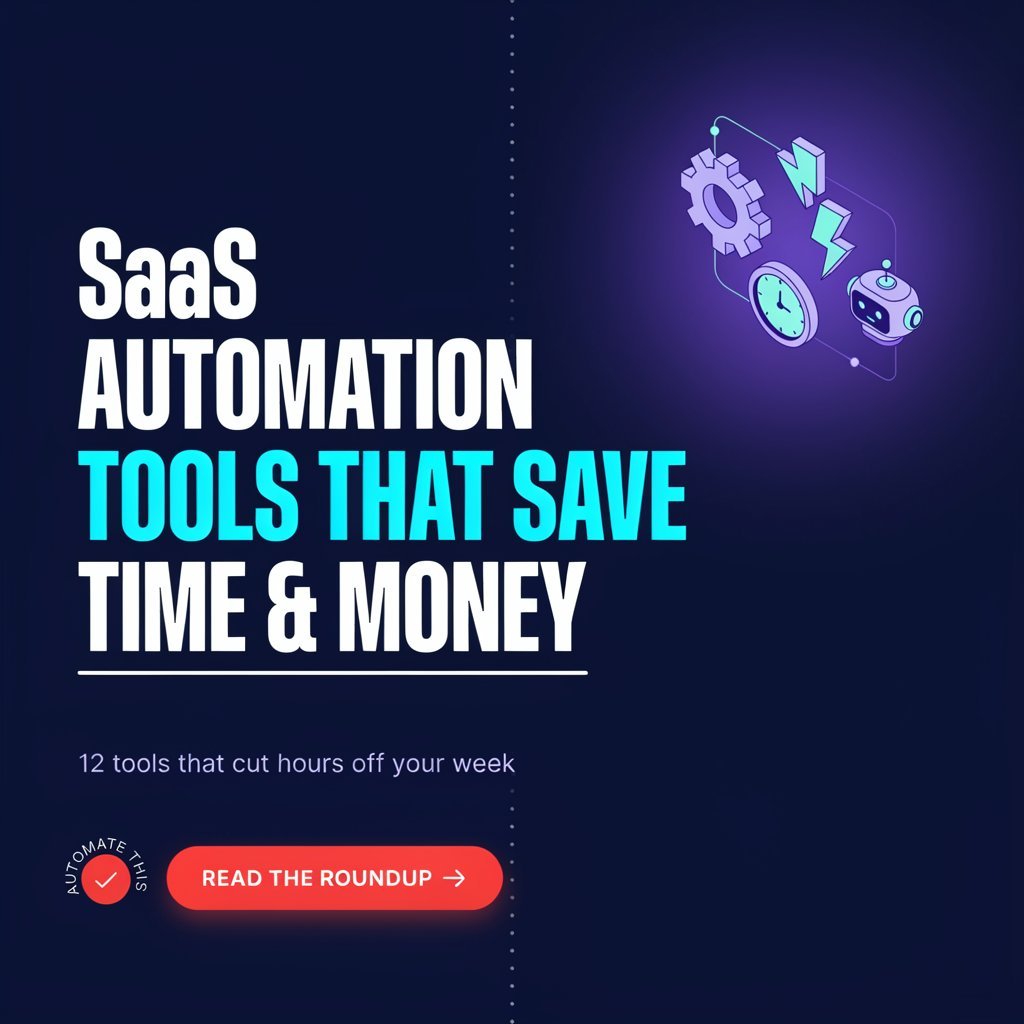 SaaS Automation Tools That Save Time and Money: The 2026 Guide for Smarter Operations