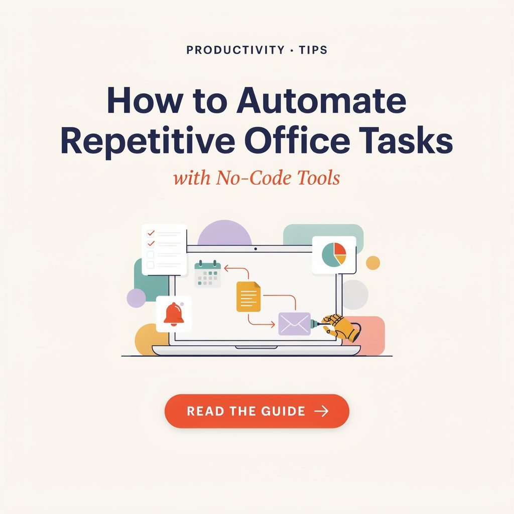 How to Automate Repetitive Office Tasks with No-Code Tools